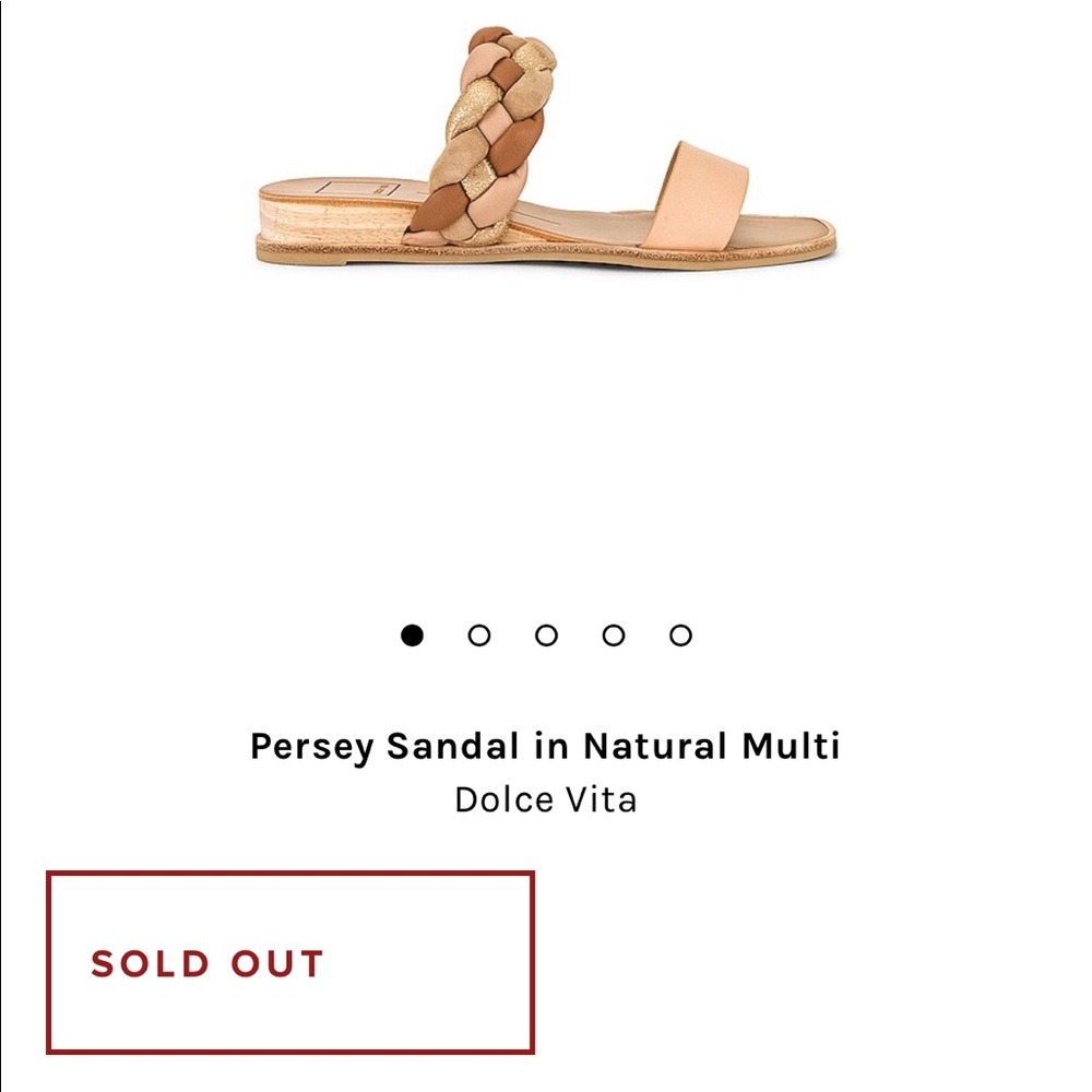 Dolce Vita Persey Sandal in Natural Multi